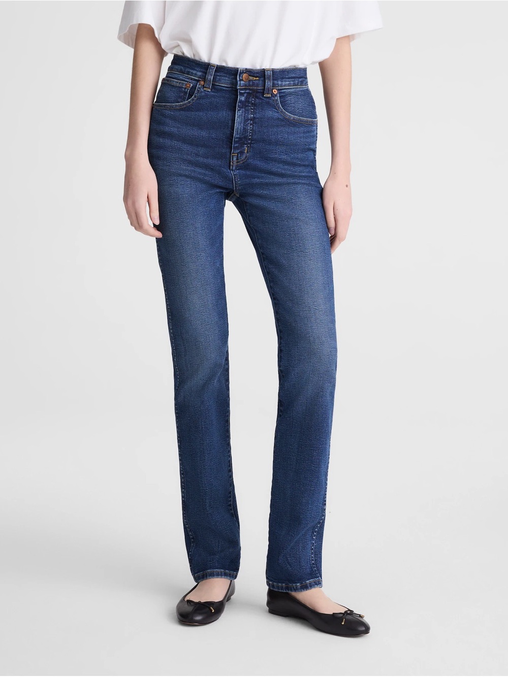 Madewell Skinny 10” High Rise Jeans in Hayes Wash